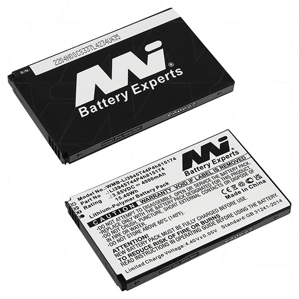 MI Battery Experts WMB-Li3945T44P4h815174-BP1